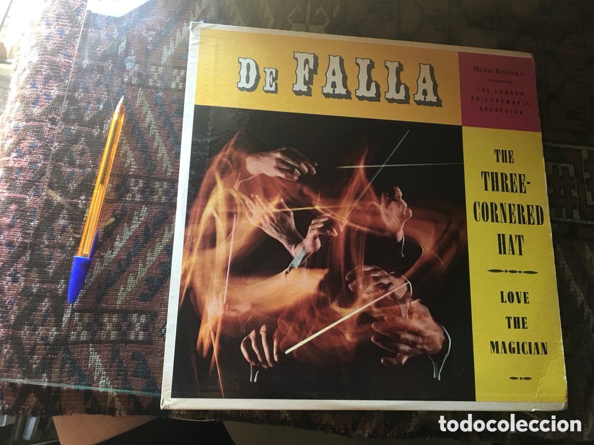 Discos de vinilo: De Falla. Hugo Rignol. Muy dif&iacute;cil - Foto 1