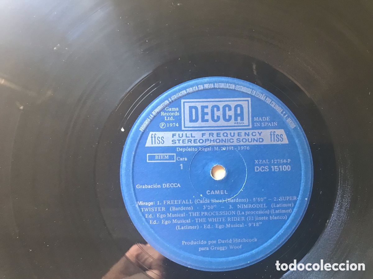 Discos de vinilo: Camel. 2 LP&rsquo;s. Decca - Foto 3