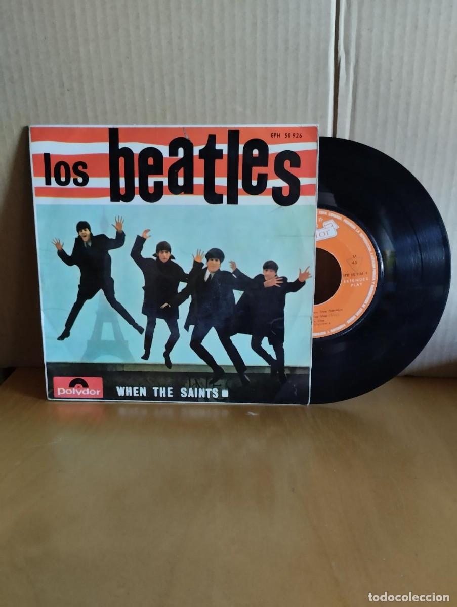 Discos de vinilo: LOS BEATLES ----WHEN THE SAINTS +3 - Foto 1