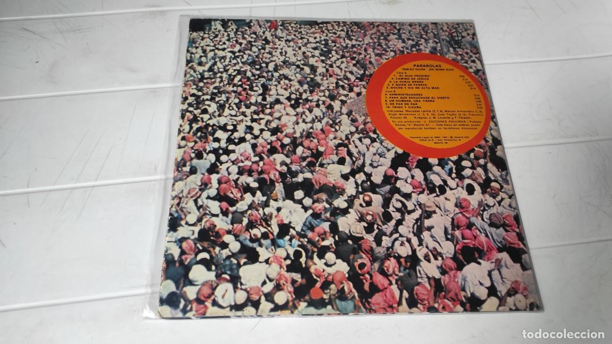 Discos de vinilo: LP PARABOLAS - F. PALAZON - Foto 2