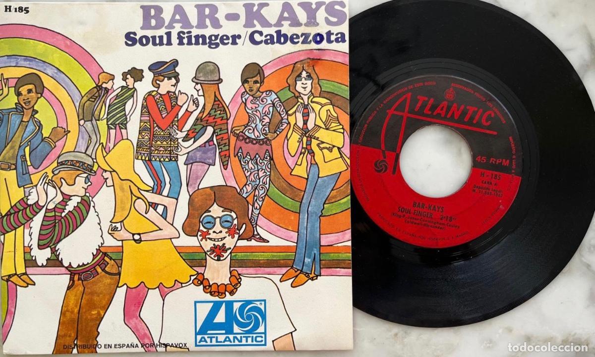 Discos de vinilo: BARKAYS, SOUL FINGER. SINGLE ORIGINAL ESPA&Ntilde;A - Foto 1
