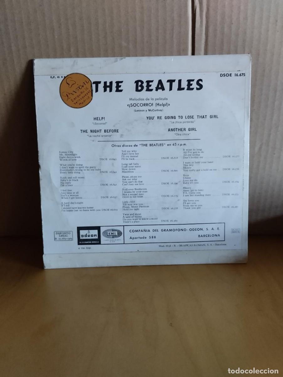 Discos de vinilo: THE BEATLES ---- HELP ! - Foto 2