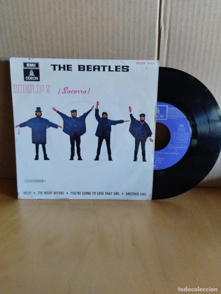 Discos de vinilo: THE BEATLES--- HELP +3 - Foto 1