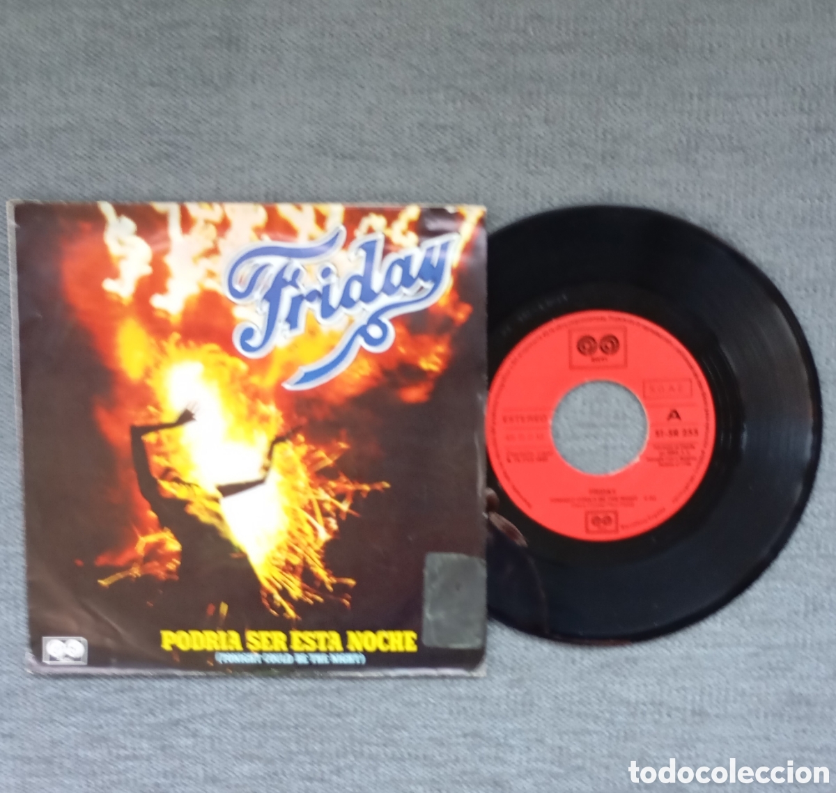 Discos de vinilo: Friday. Tonight Could Be The Night/ Starlight. Single 7&rdquo;, a&ntilde;o 1981. - Foto 1