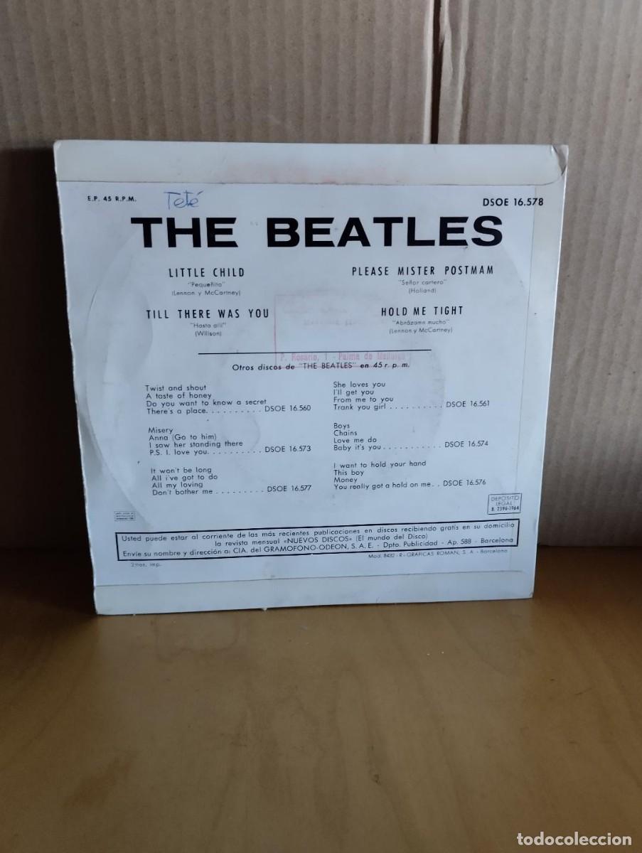 Discos de vinilo: THE BEATLES ---- LITTLE CHILD +3 - Foto 2