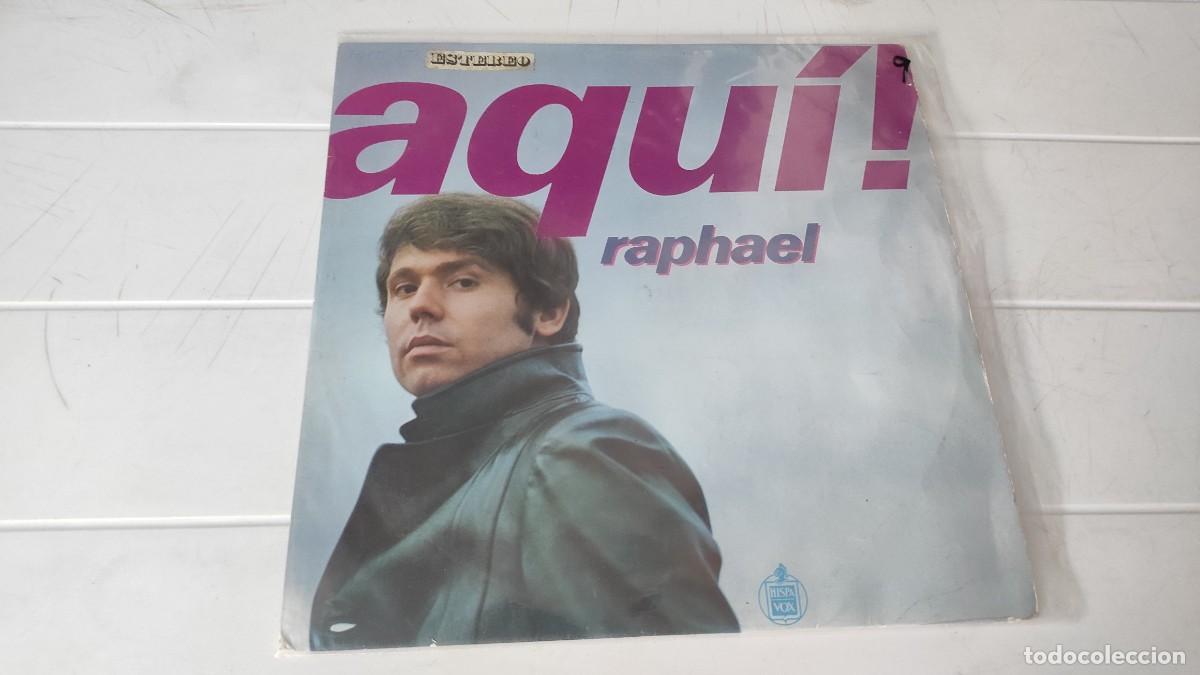 Discos de vinilo: LP RAPHAEL - AQU&Iacute;!!. - Foto 1