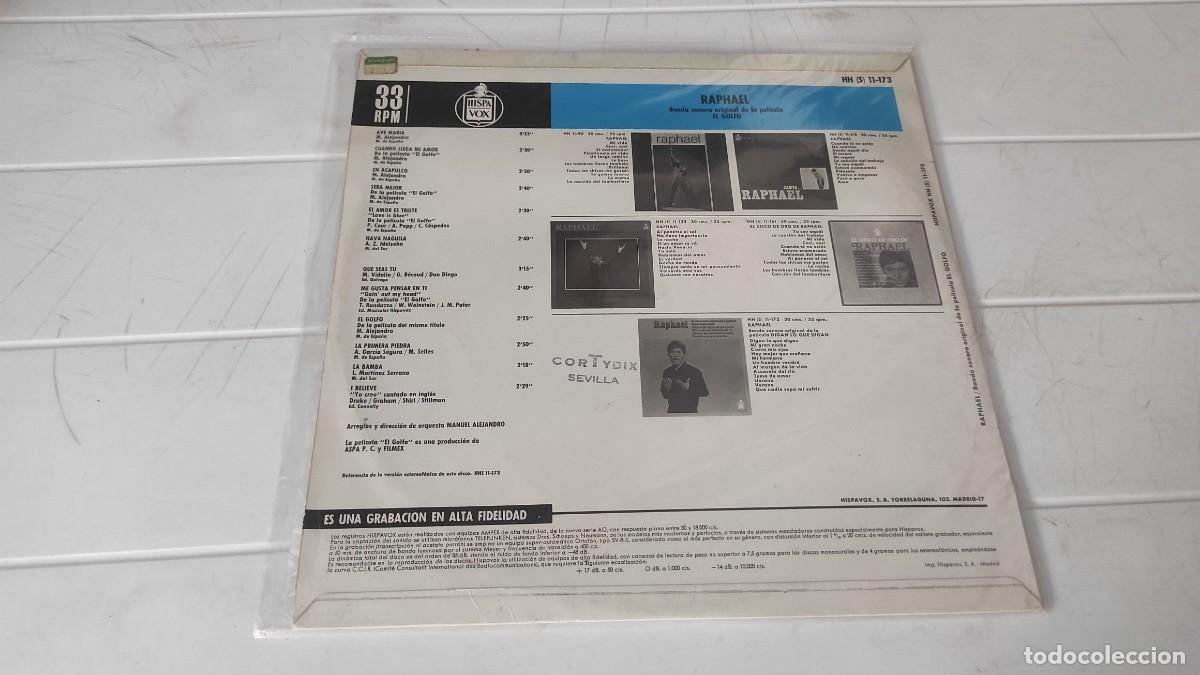 Discos de vinilo: LP RAPHAEL - EL GOLFO - Foto 2
