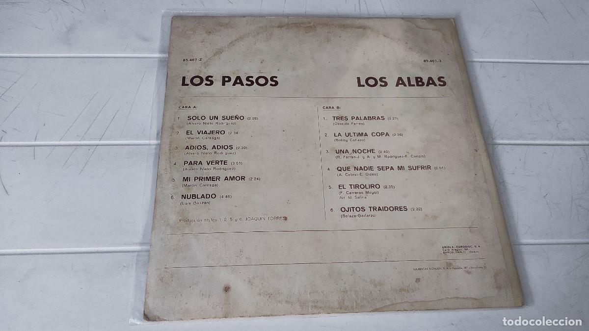 Discos de vinilo: LP LOS PASOS / LOS ALBAS - SOLO UN SUE&Ntilde;O - Foto 2