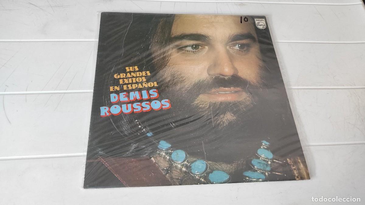 Discos de vinilo: LP DEMIS ROUSSOS - SUS GRANDES &Eacute;XITOS EN ESPA&Ntilde;OL - Foto 1