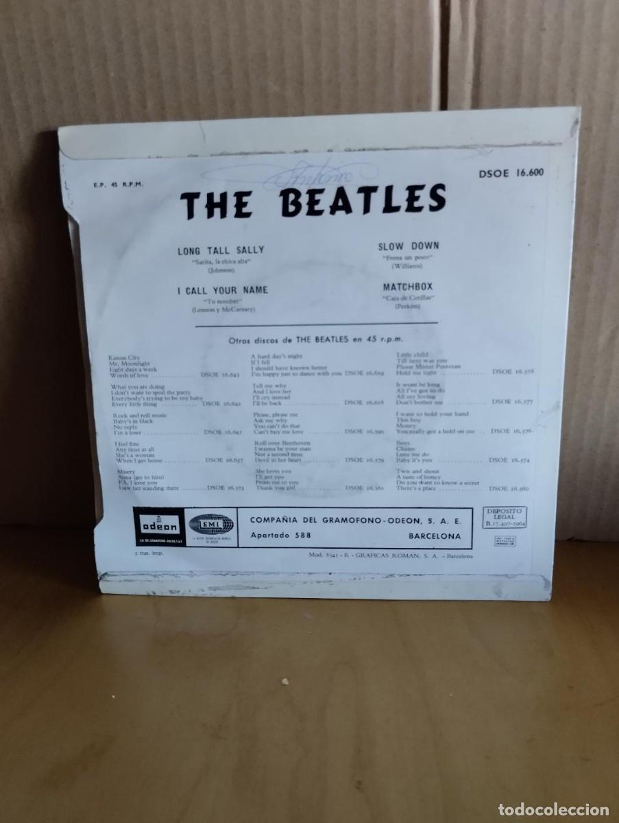 Discos de vinilo: THE BEATLES--- LONG TALL SALLY +3 - Foto 2