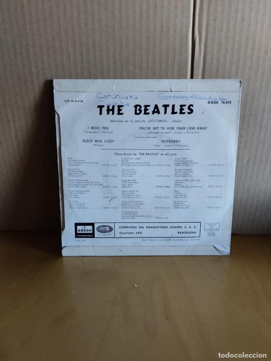 Discos de vinilo: THE BEATLES --- YESTERDAY - Foto 2
