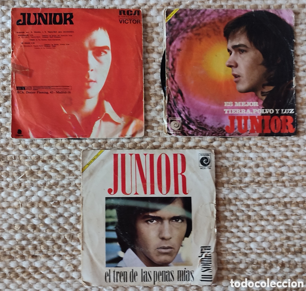 Discos de vinilo: Junior - Lote de 3 EPs ,- RCA y Novola - Foto 1