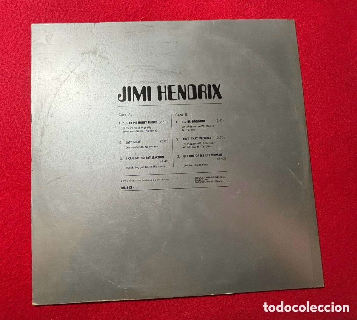 Discos de vinilo: Jimi Hendrix Vinilo 1971 Espa&ntilde;a-Como Nuevo - Foto 2