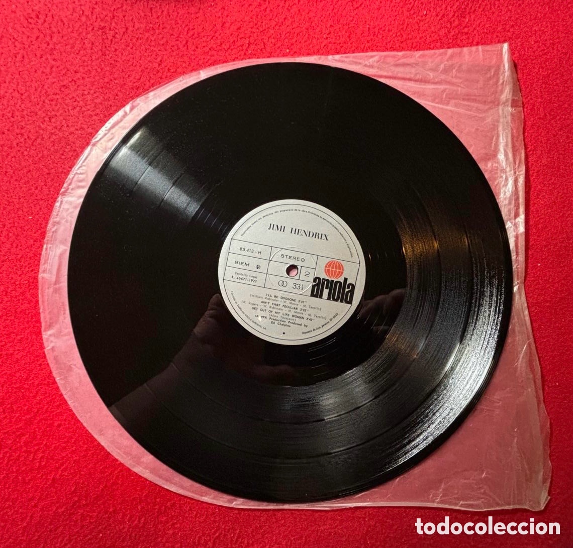 Discos de vinilo: Jimi Hendrix Vinilo 1971 Espa&ntilde;a-Como Nuevo - Foto 3