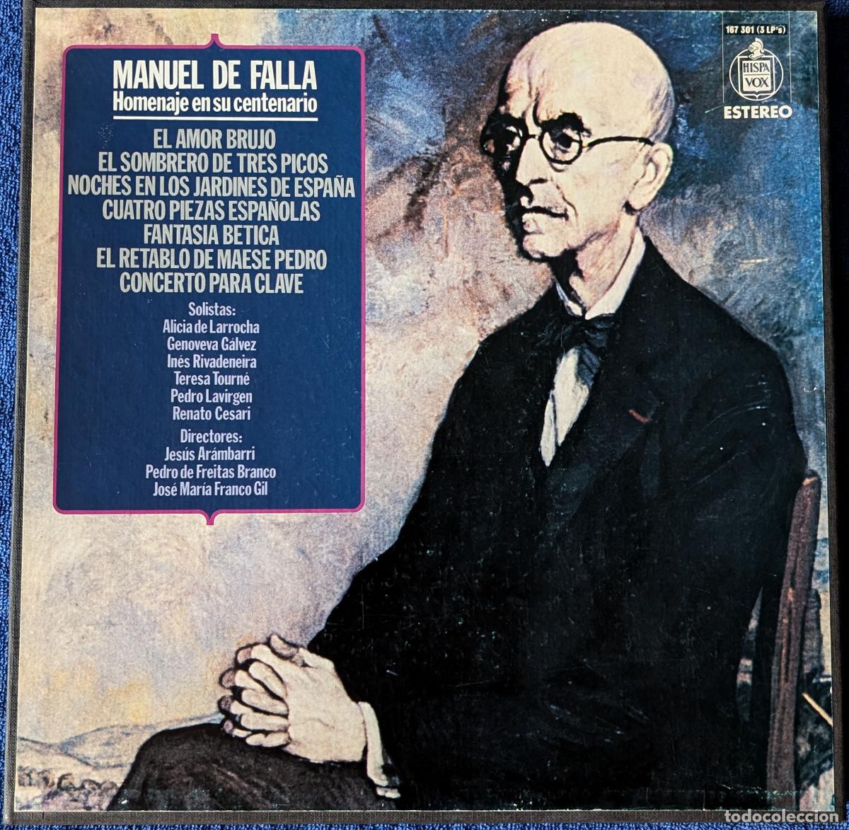 Discos de vinilo: Manuel De Falla &ndash; Homenaje En Su Centenario (1976) - Foto 1