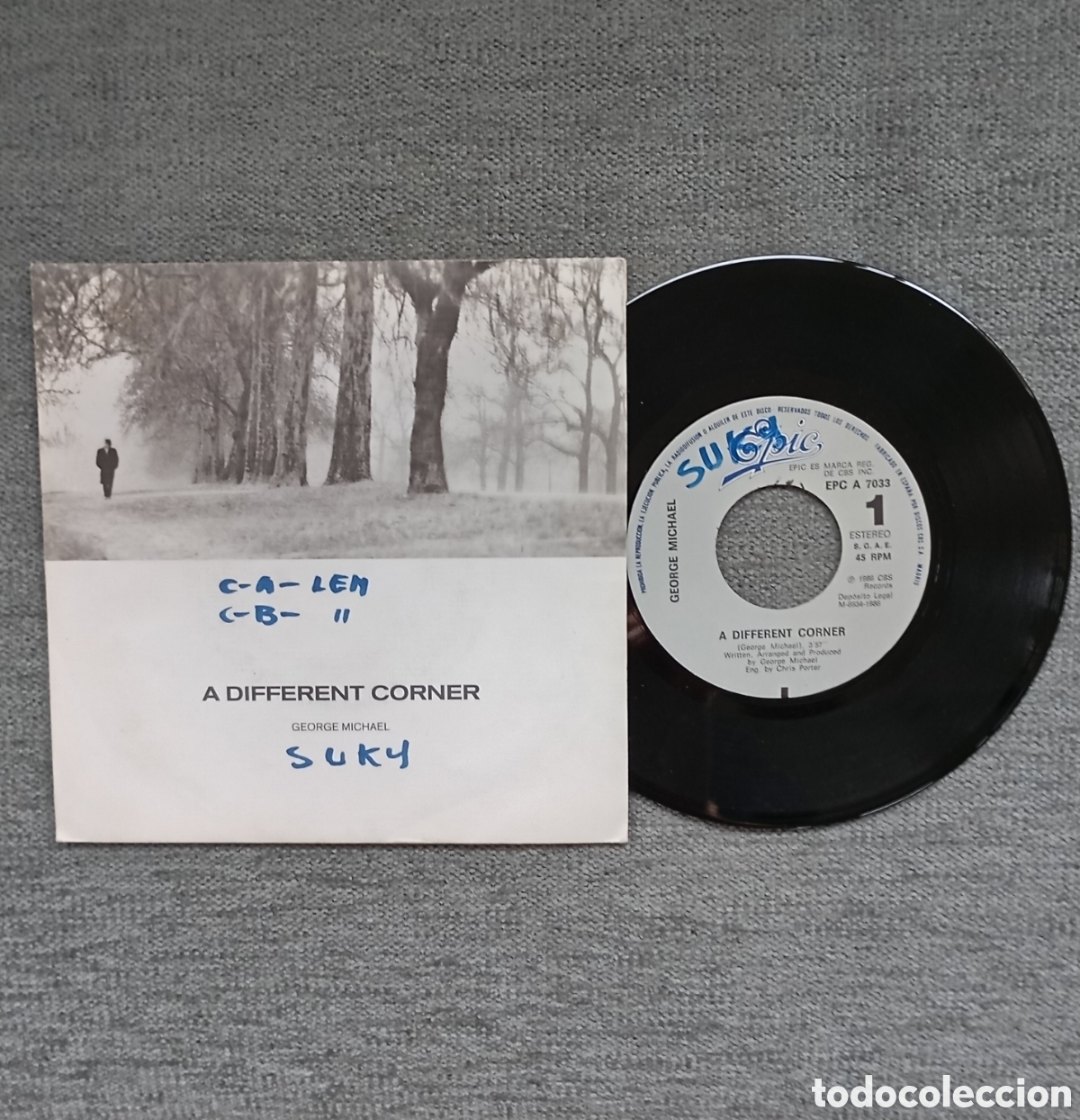 Discos de vinilo: George Michael. A Different Corner/ A Different Corner instrumental. Single 7&rdquo;, a&ntilde;o 1986. - Foto 1