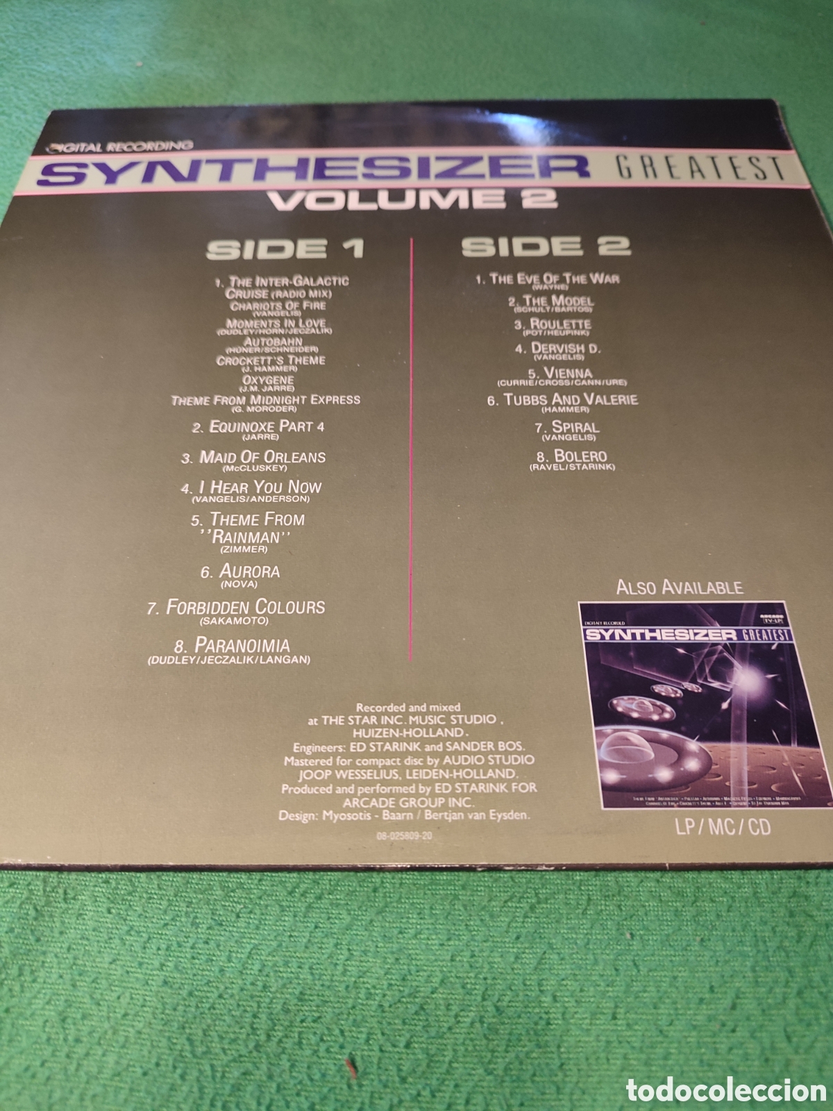 Discos de vinilo: Synthesizer Greatest Vol 2 - Same - Foto 2