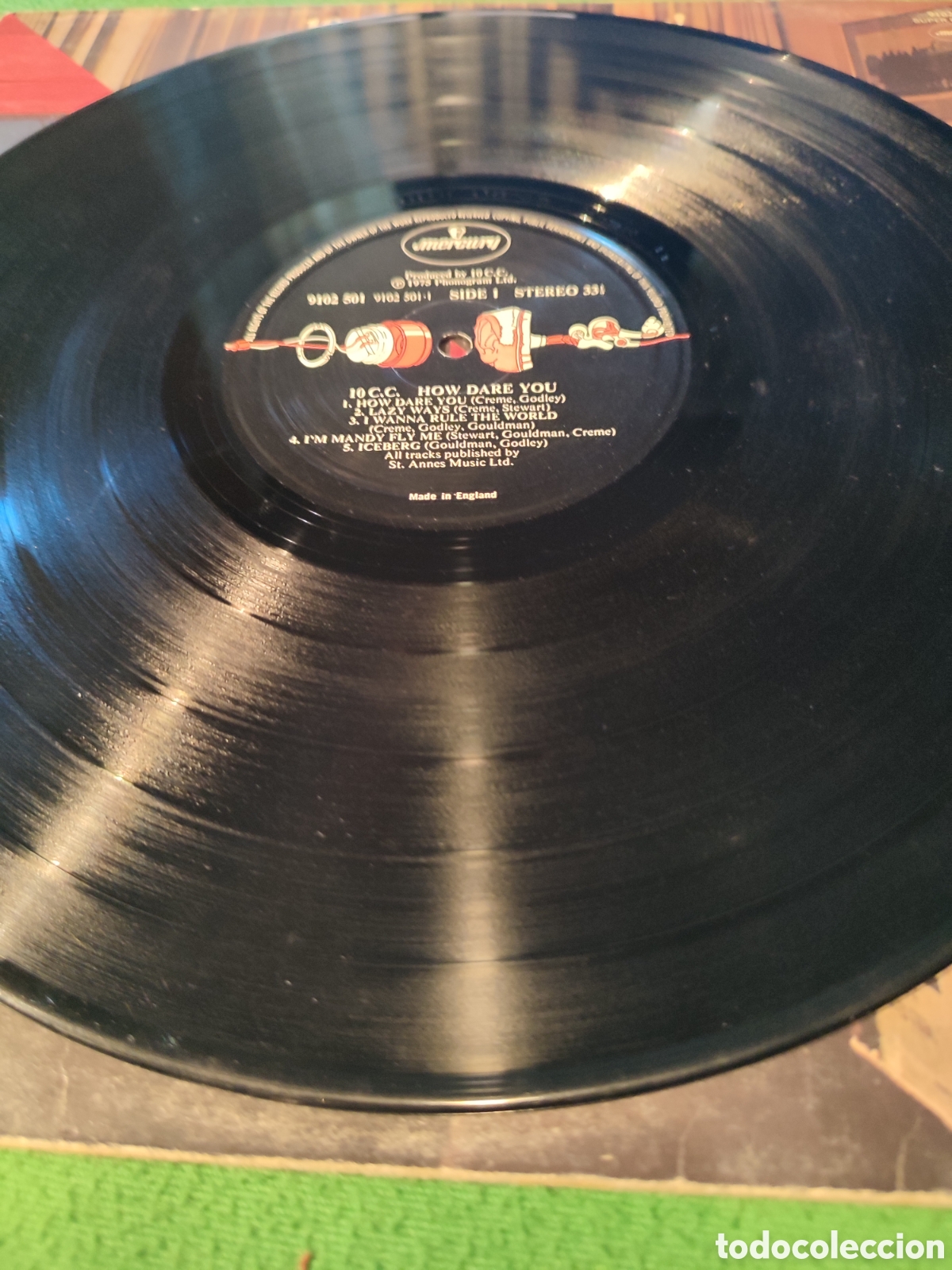 Discos de vinilo: 10 CC - How dare you Vinilo Lp - Foto 3