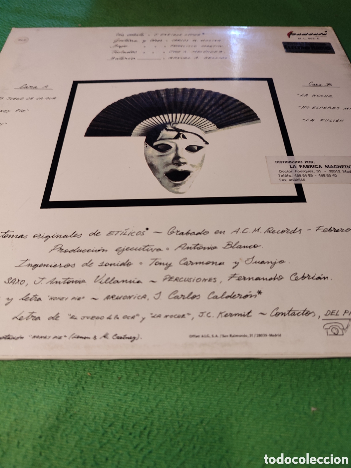 Discos de vinilo: Et&iacute;licos - Bacanal Vinilo Lp - Foto 4