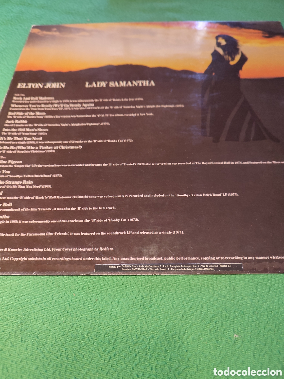 Discos de vinilo: Elton John - Lady Samantha Vinilo Lp - Foto 2