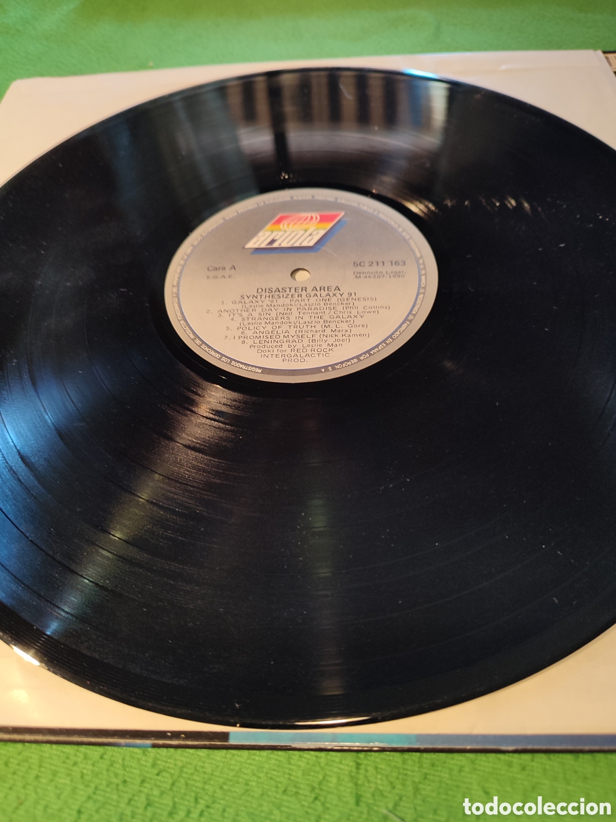 Discos de vinilo: Synthesizer Galaxy 91 - Disaster Area - Foto 3