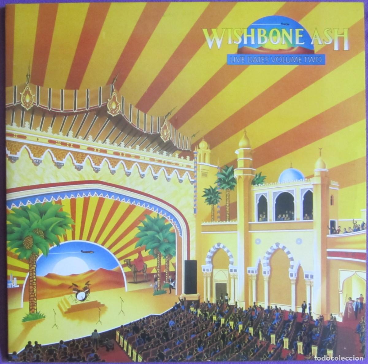 Discos de vinilo: WISHBONE ASH: LIVE DATES VOLUME TWO. ORIGINAL U.K. EDICI&Oacute;N LIMITADA EN DOBLE LP. - Foto 1