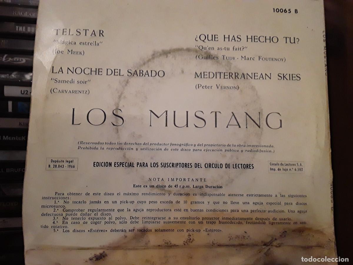 Discos de vinilo: Los Mustang &lrm;&ndash; Telstar - ep 1966 - Foto 2