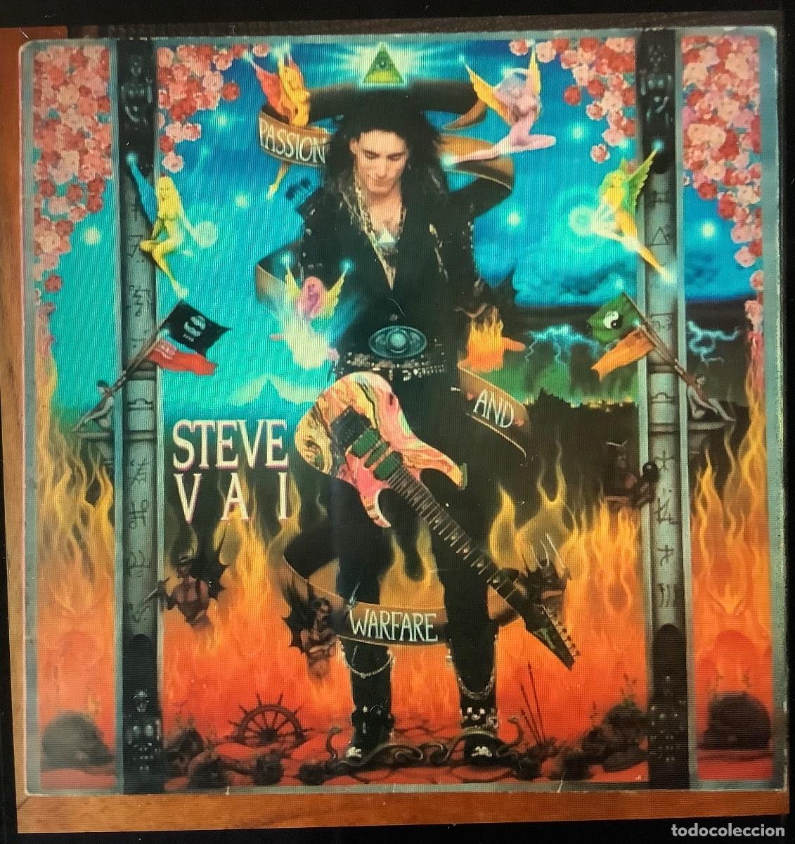 Discos de vinilo: LP STEVE VAI, PASSION & WARFARE - Foto 1