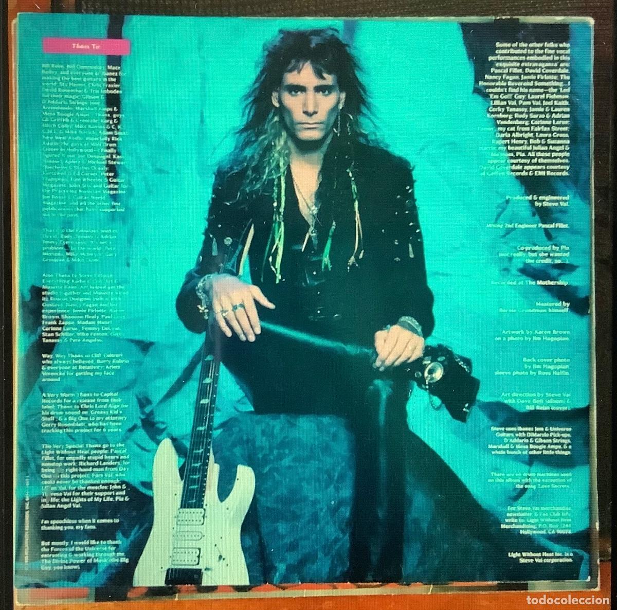 Discos de vinilo: LP STEVE VAI, PASSION & WARFARE - Foto 3