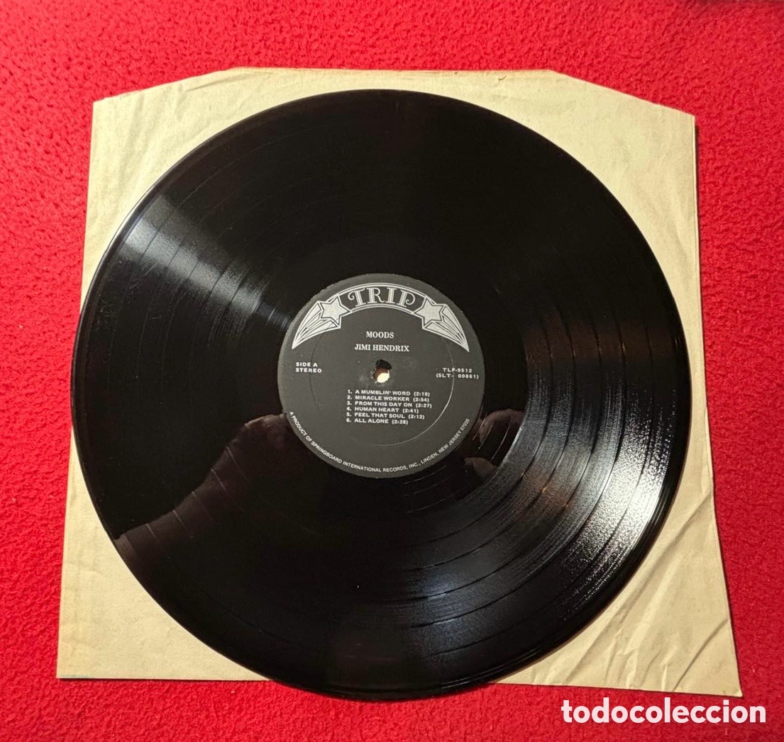 Discos de vinilo: Jimi Hendrix &ldquo;Moods&rdquo; Vinilo-Como Nuevo - Foto 3