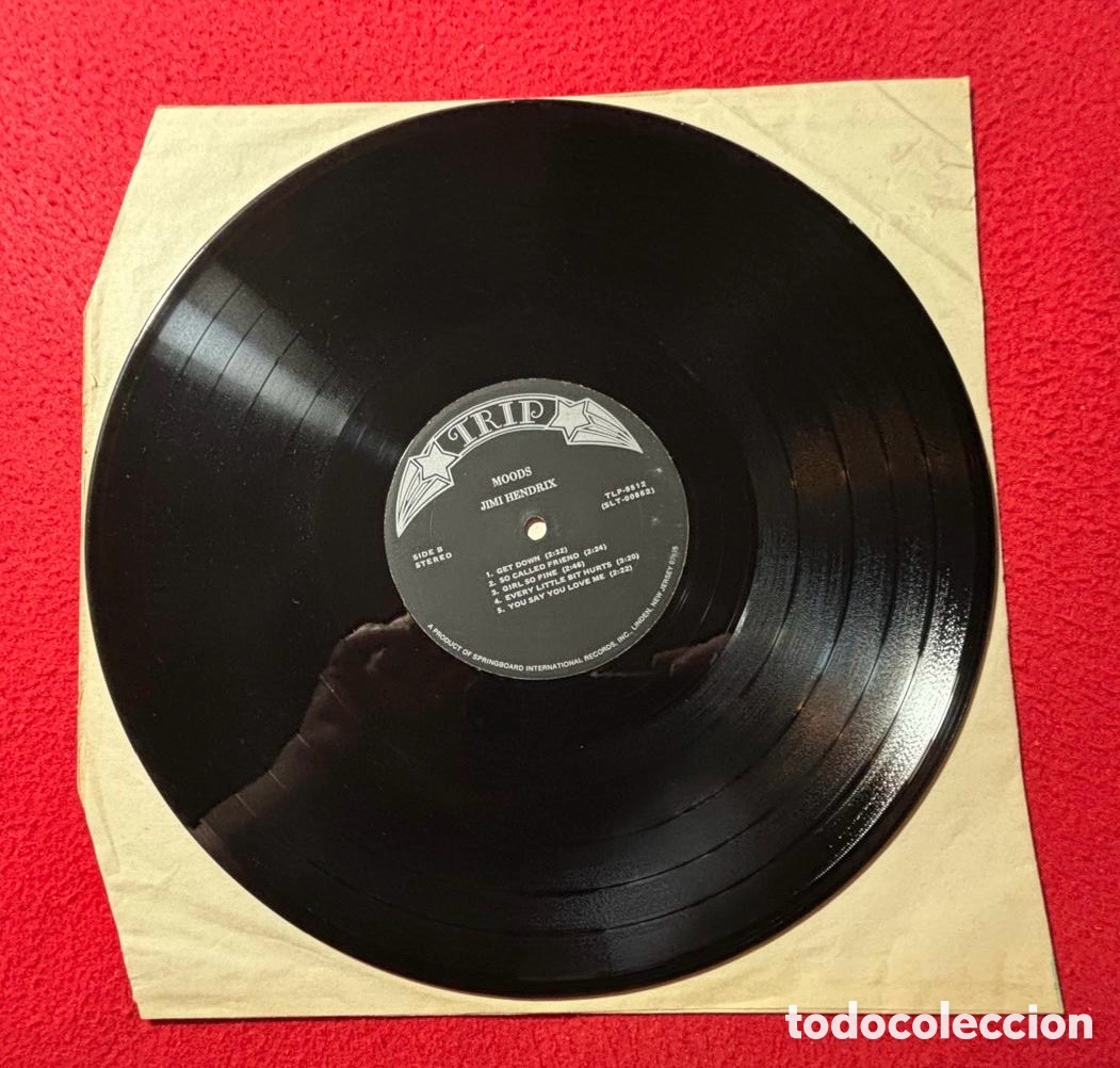 Discos de vinilo: Jimi Hendrix &ldquo;Moods&rdquo; Vinilo-Como Nuevo - Foto 4