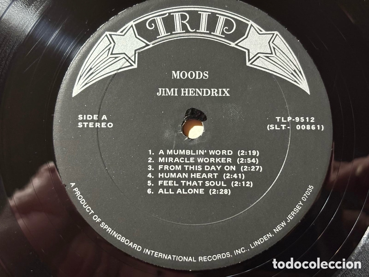 Discos de vinilo: Jimi Hendrix &ldquo;Moods&rdquo; Vinilo-Como Nuevo - Foto 5