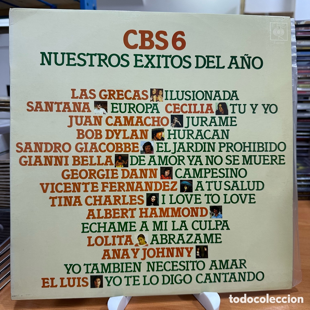 Discos de vinilo: Various - CBS 6 Nuestros Exitos Del A&ntilde;o (LP, Comp) - Foto 1