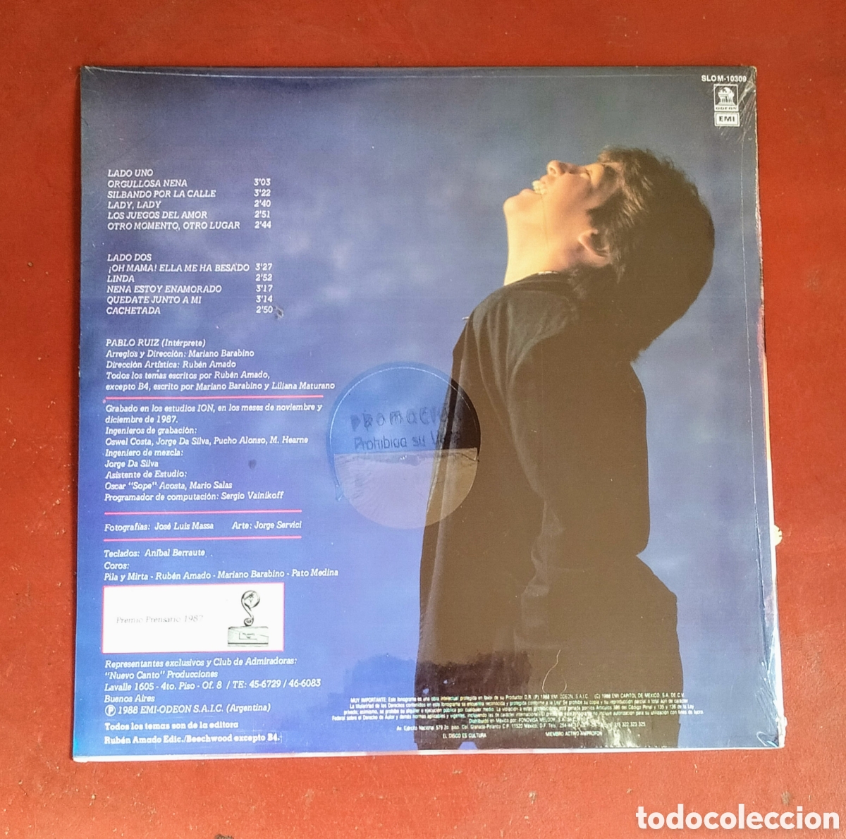 Discos de vinilo: Pablo Ruiz - Un &aacute;ngel - - Foto 2