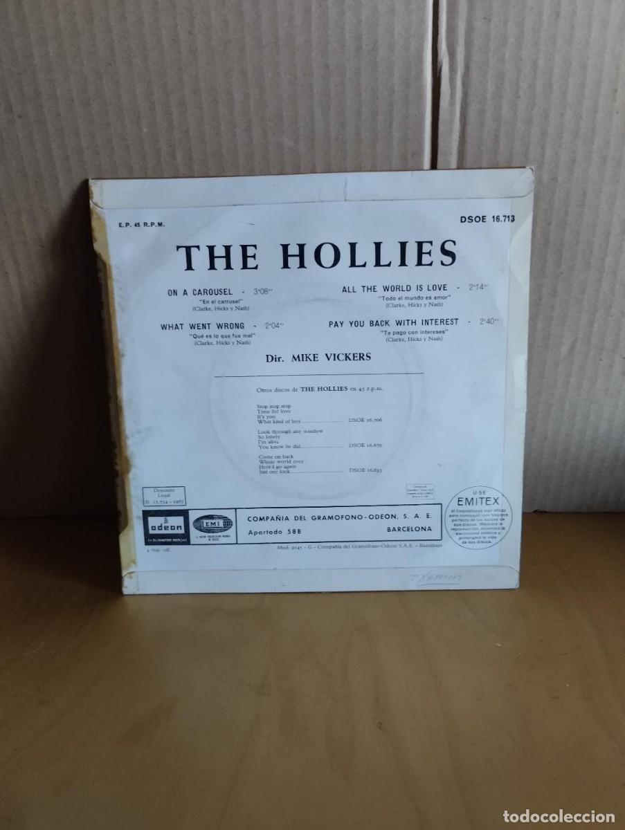 Discos de vinilo: THE HOLLIES ---- ON A CAROUSEL +3 - Foto 2