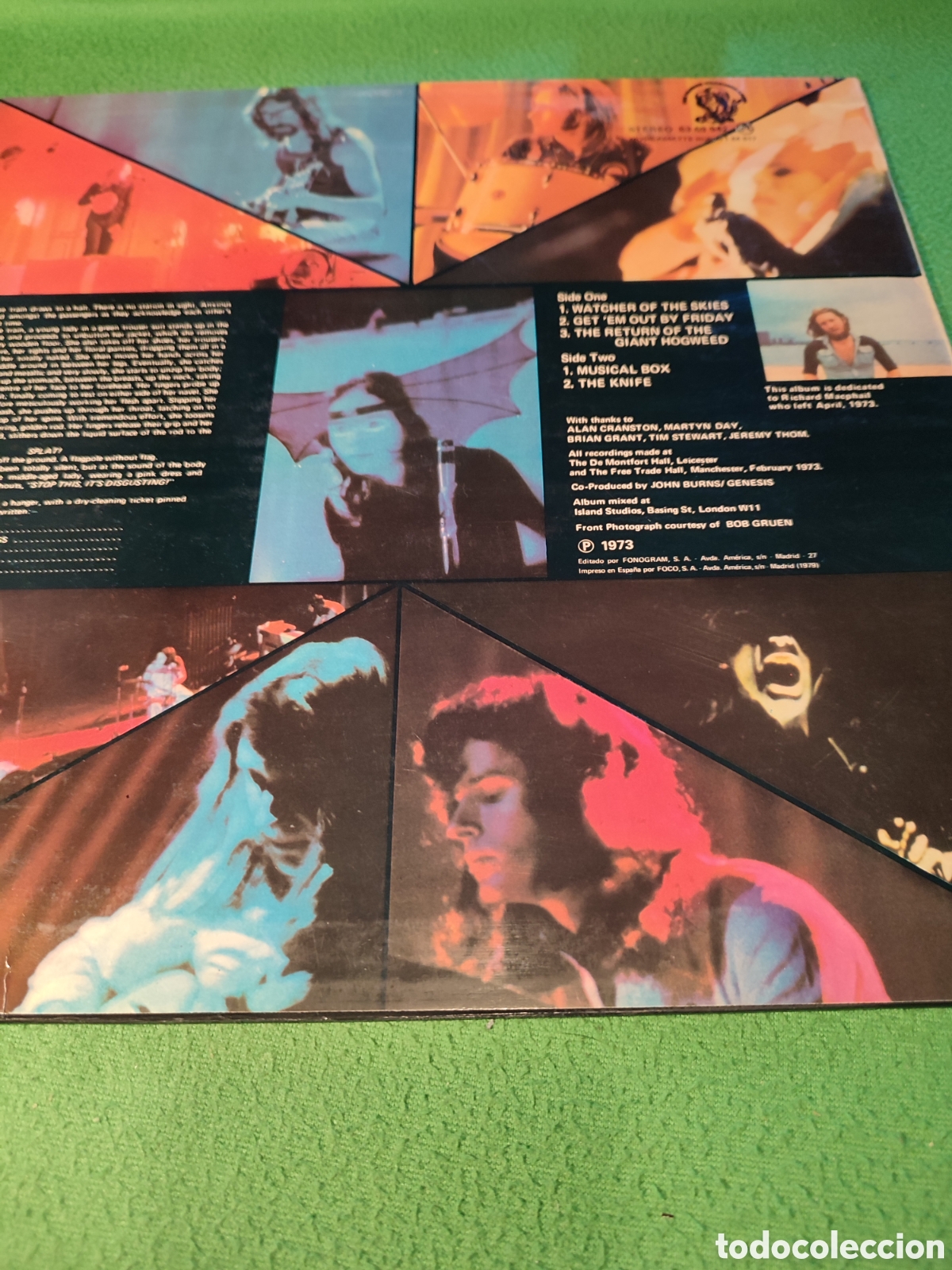Discos de vinilo: G&eacute;nesis - Live Vinilo Lp 1979 reedici&oacute;n - Foto 2