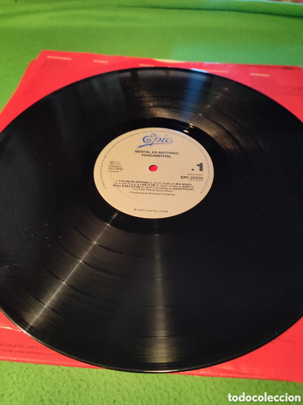 Discos de vinilo: Mental as Anything - Fundamental - Foto 3
