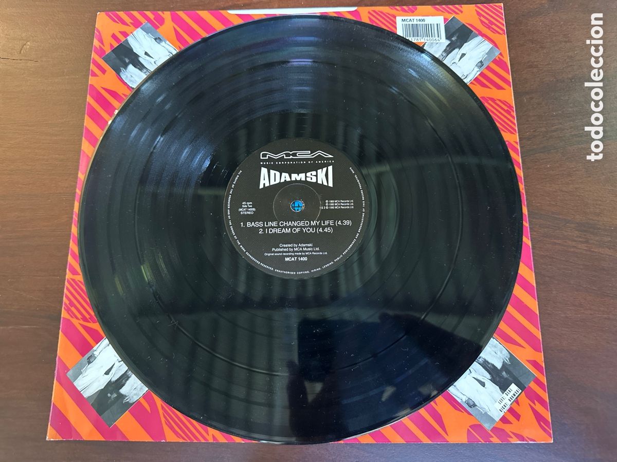 Discos de vinilo: ADAMSKY. KILLER 1990 MCA R&Eacute;CORDS &hellip; - Foto 4