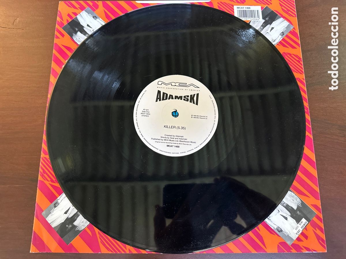 Discos de vinilo: ADAMSKY. KILLER 1990 MCA R&Eacute;CORDS &hellip; - Foto 6