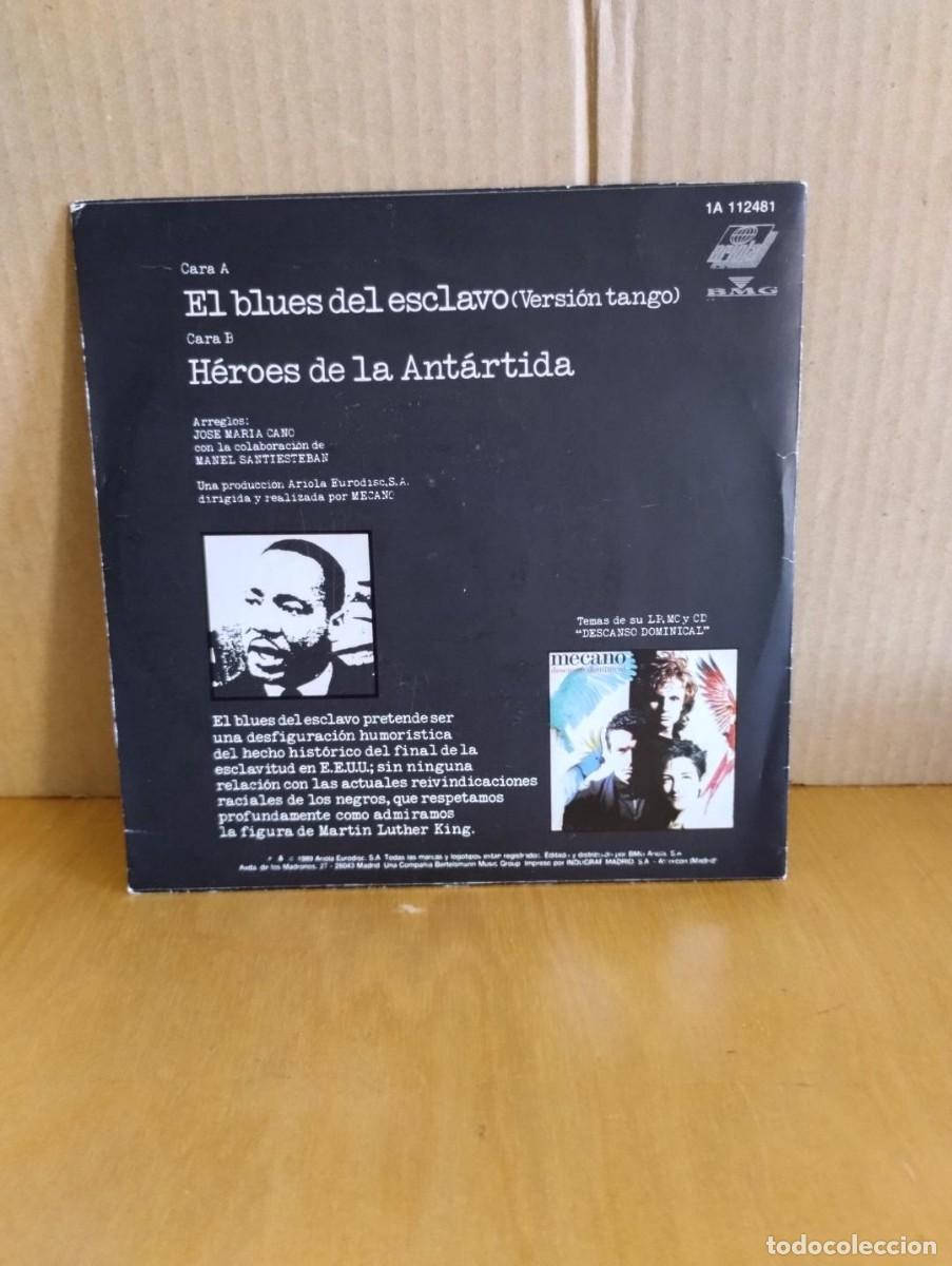 Discos de vinilo: MECANO ---- EL BLUES DEL ESCLAVO - Foto 2