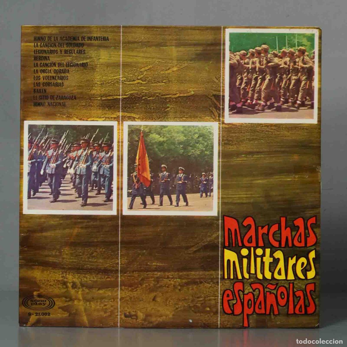 Discos de vinilo: LP. MARCHAS MILITARES ESPA&Ntilde;OLAS - Foto 1