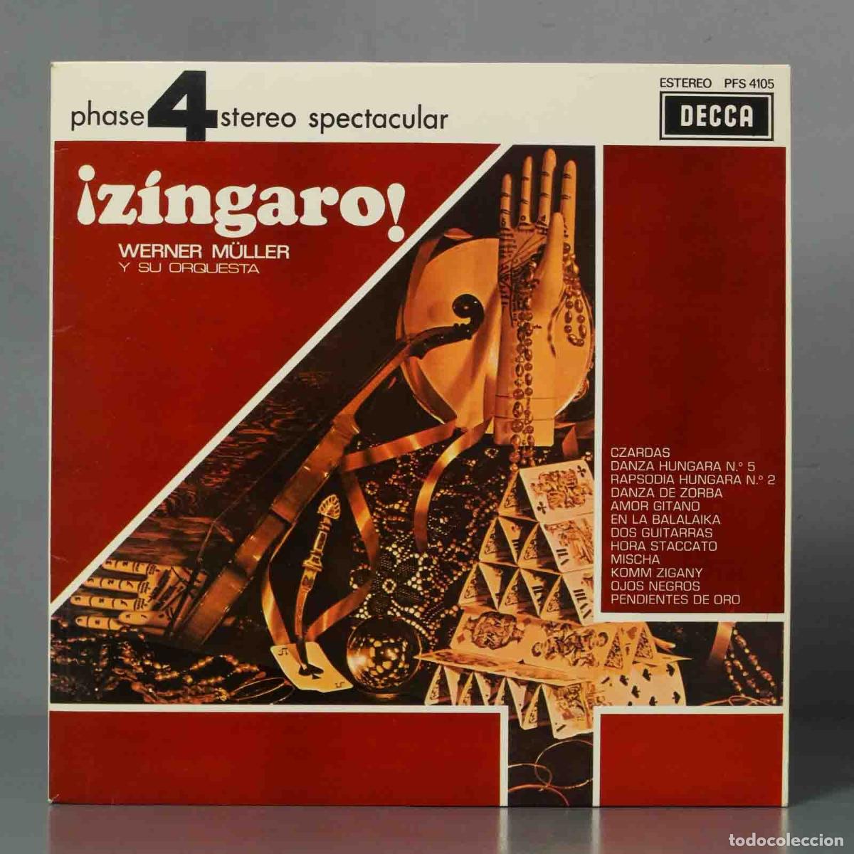 Discos de vinilo: LP. WERNER M&Uacute;LLER Y SU ORQUESTA. &iexcl;Z&Iacute;NGARO! - Foto 1