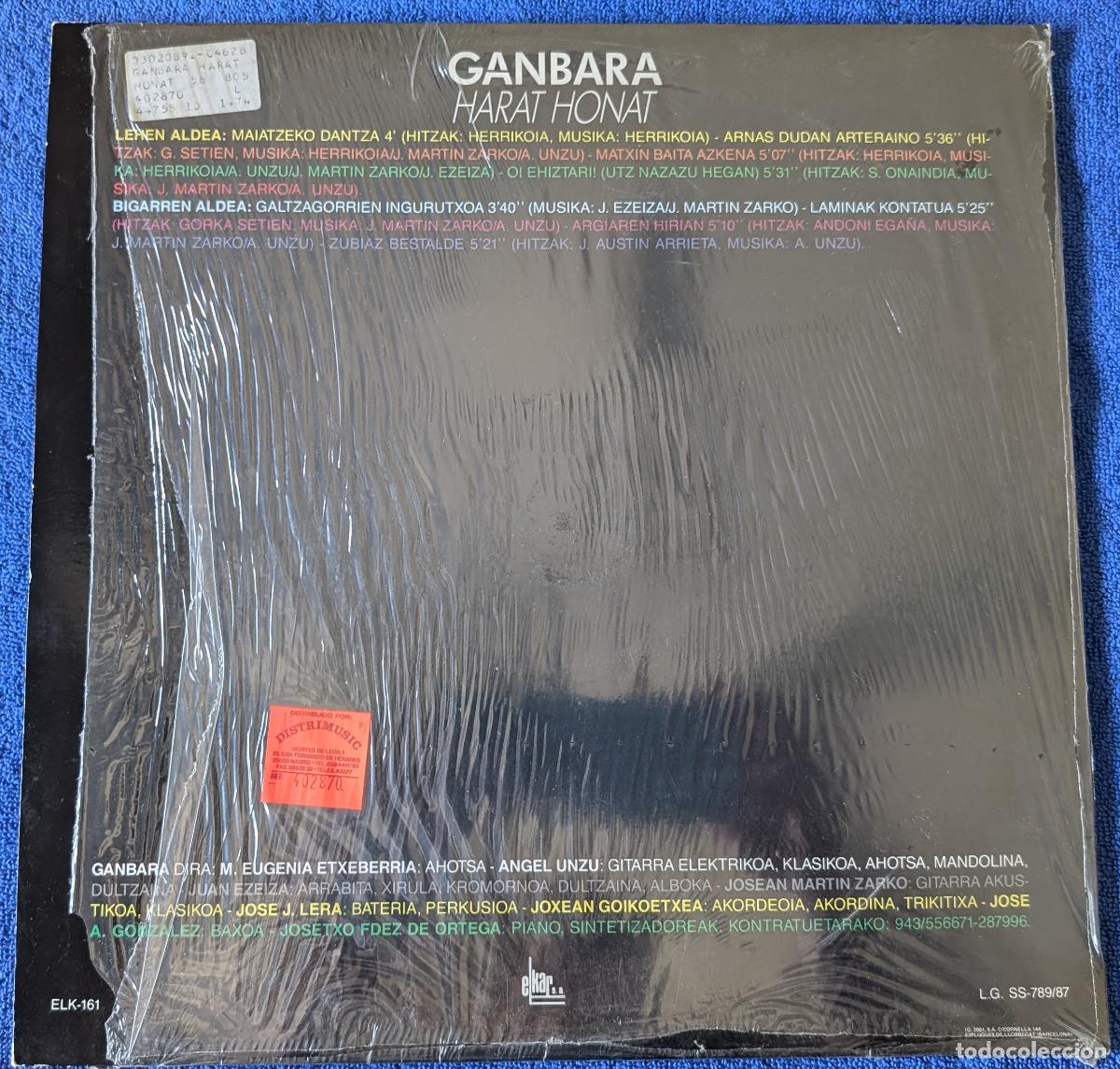 Discos de vinilo: Ganbara &ndash; Harat Honat (1987) - Foto 2