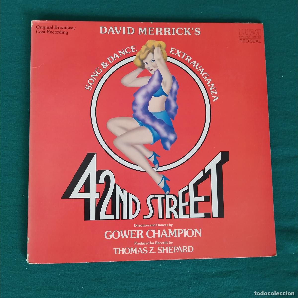Discos de vinilo: Original Broadway Cast, David Merricks &ndash; 42&egrave;me Rue - Foto 1