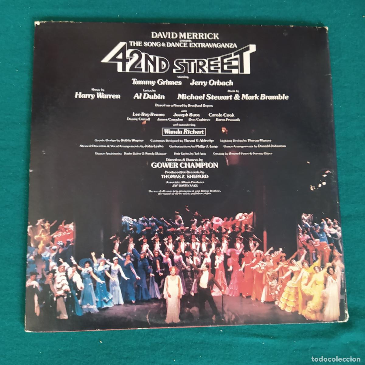 Discos de vinilo: Original Broadway Cast, David Merricks &ndash; 42&egrave;me Rue - Foto 2