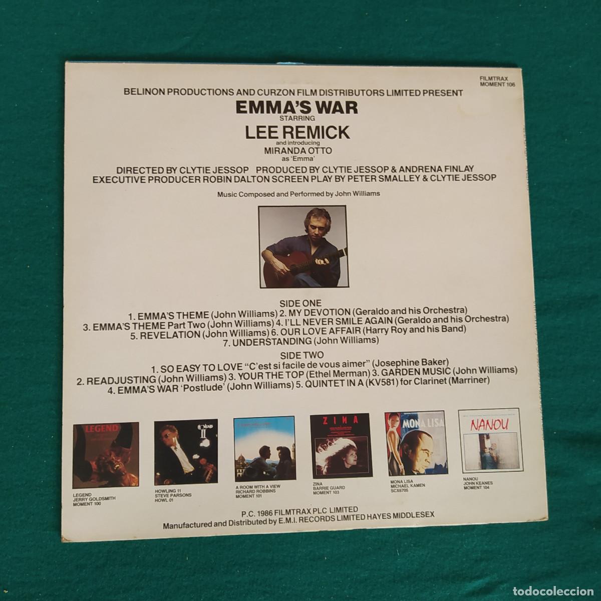 Discos de vinilo: John Williams &ndash; Emmas War - Foto 2