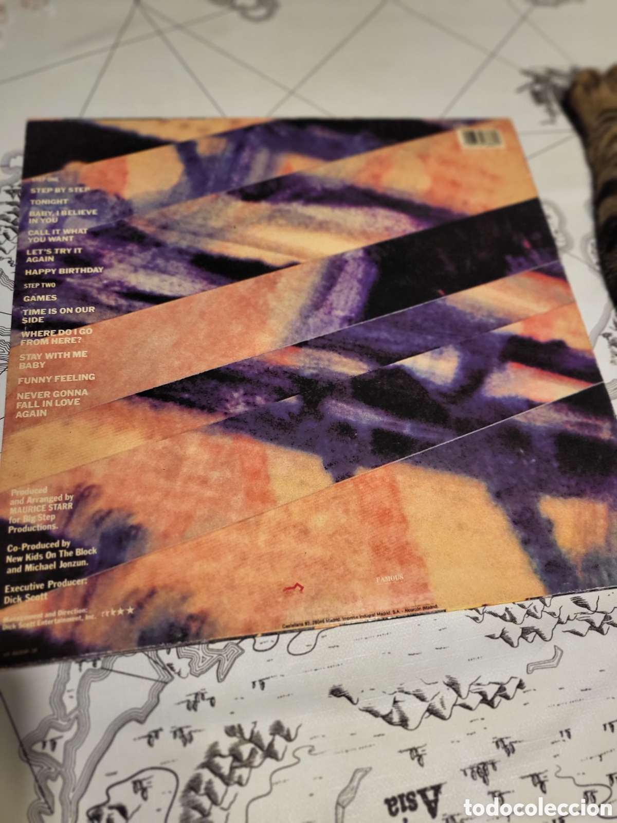 Discos de vinilo: Disco de vinilo New Kids On The Block &rdquo;Step by Step&rdquo; - Foto 2