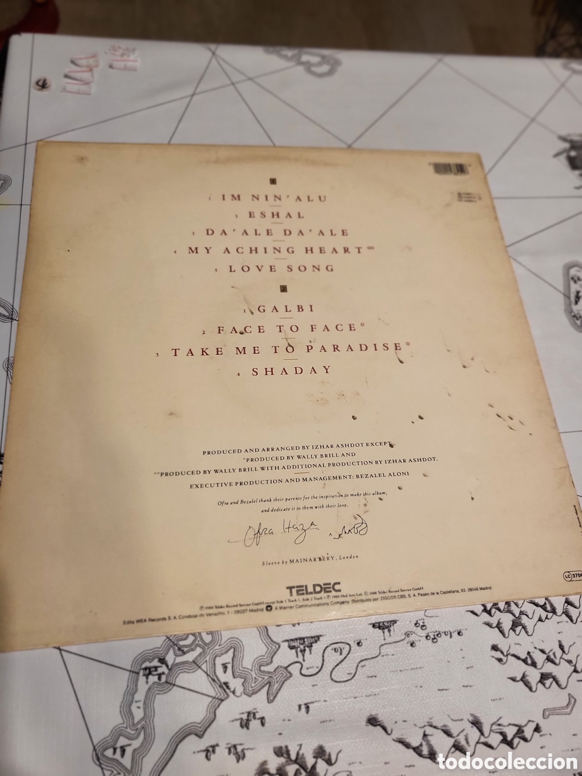 Discos de vinilo: Disco de vinilo Ofra Haza &rdquo;Shaday&rdquo; - Foto 2