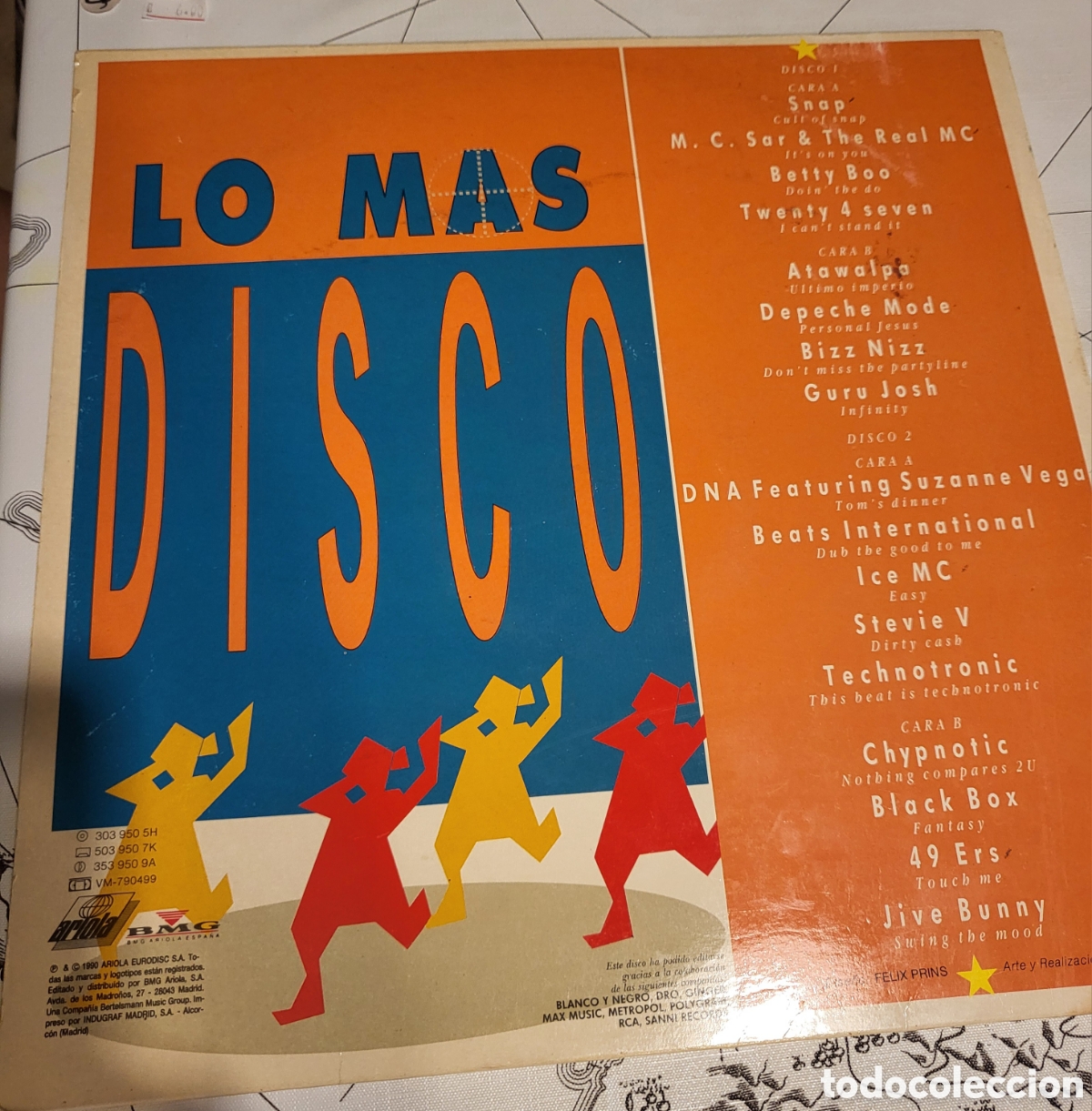 Discos de vinilo: Disco de vinilo Lo m&aacute;s Disco (2 discos) - Foto 2