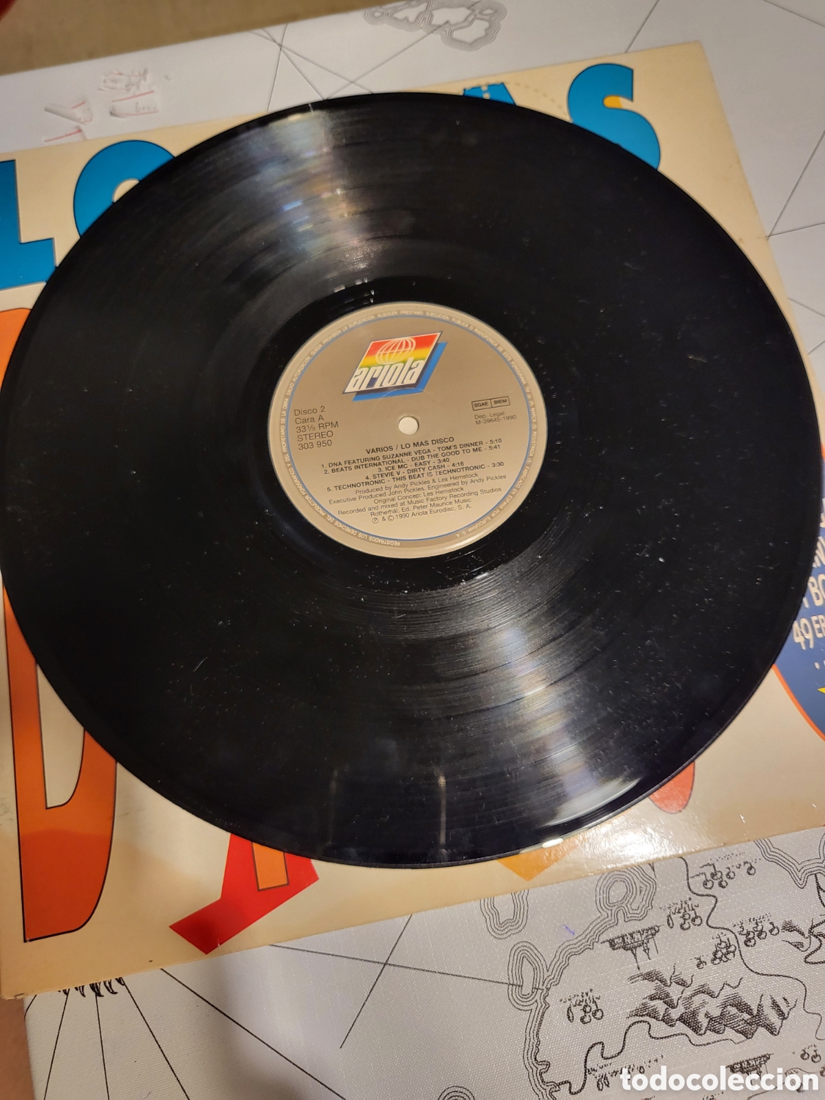 Discos de vinilo: Disco de vinilo Lo m&aacute;s Disco (2 discos) - Foto 4